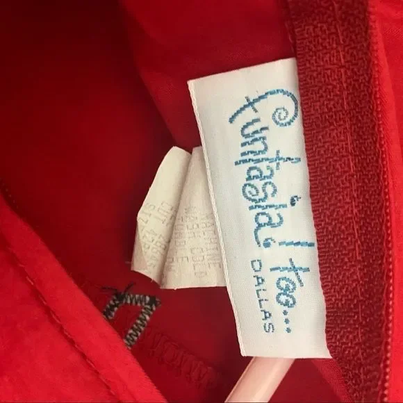 Vintage baby boy smocked Santa romper - Picture 6 of 7